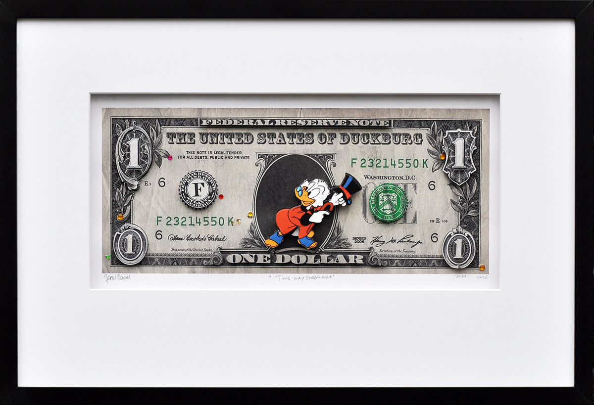 Jean Ravel + Scrooge dollar bill 2
